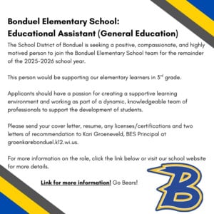 Educational Assistant (General Education)
